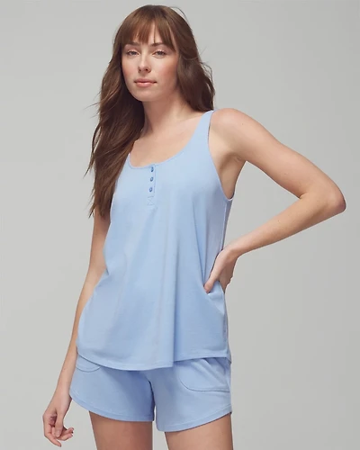 Henley Pajama Tank