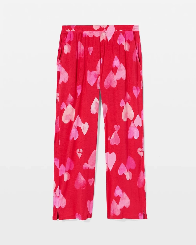 Cropped Pajama Pants