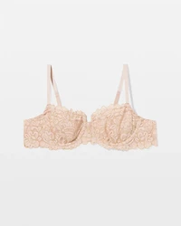 Unlined Lace Balconette Bra