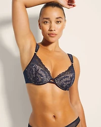Plunge Bra with Sequin Lace