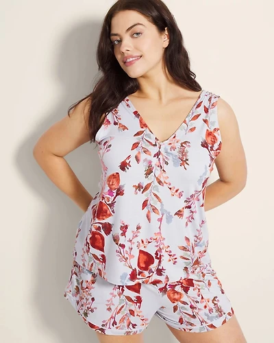 Button-Front Pajama Tank