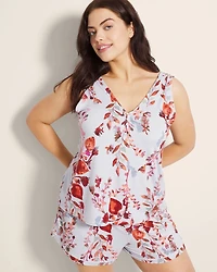 Button-Front Pajama Tank