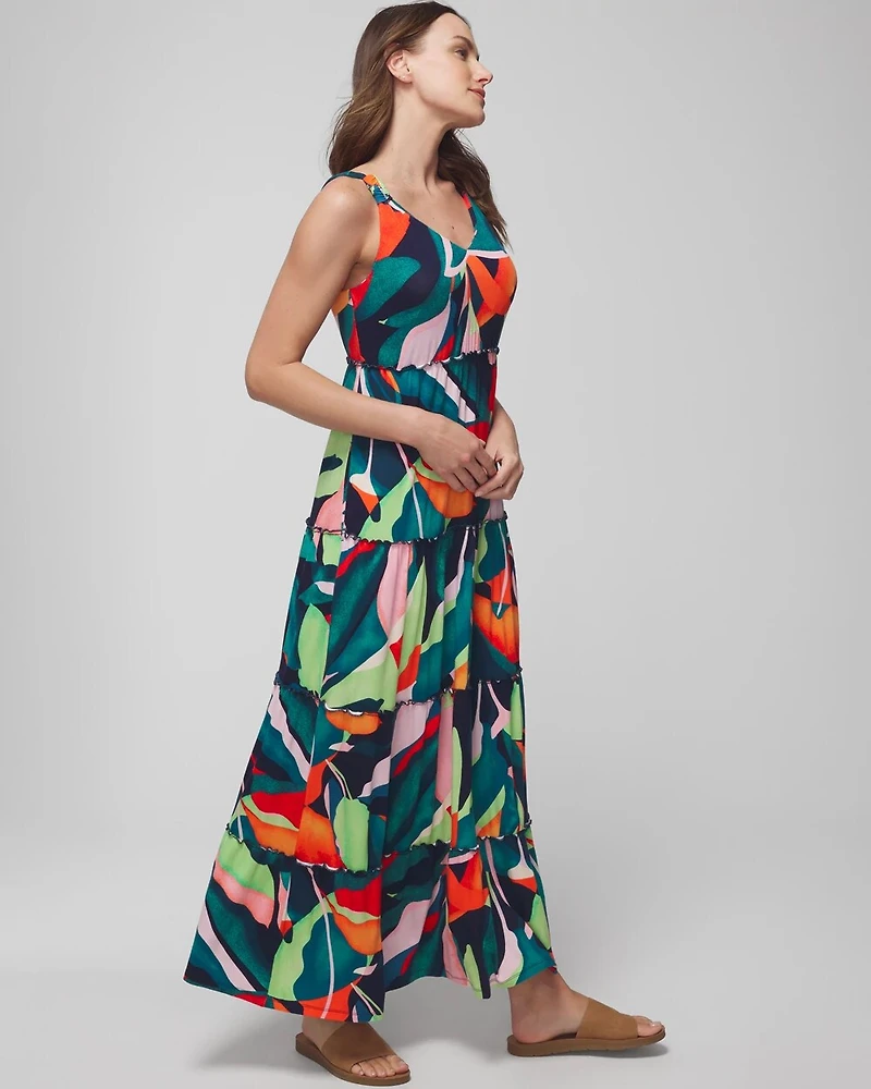 Tiered Maxi Bra Dress