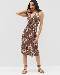 Cross Back Strap Bra Dress