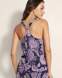 Piped Racerback Pajama Tank