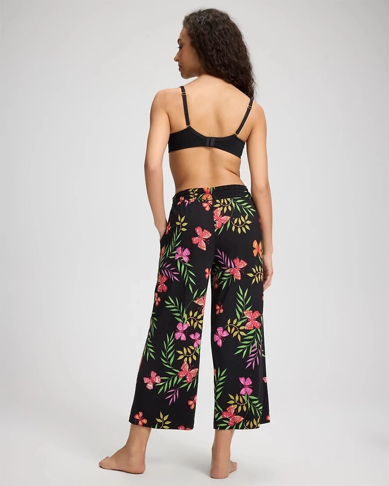 Cropped Pajama Pants