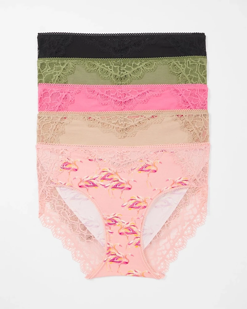 Lace Hipster 5 Pack