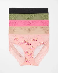 Lace Hipster 5 Pack