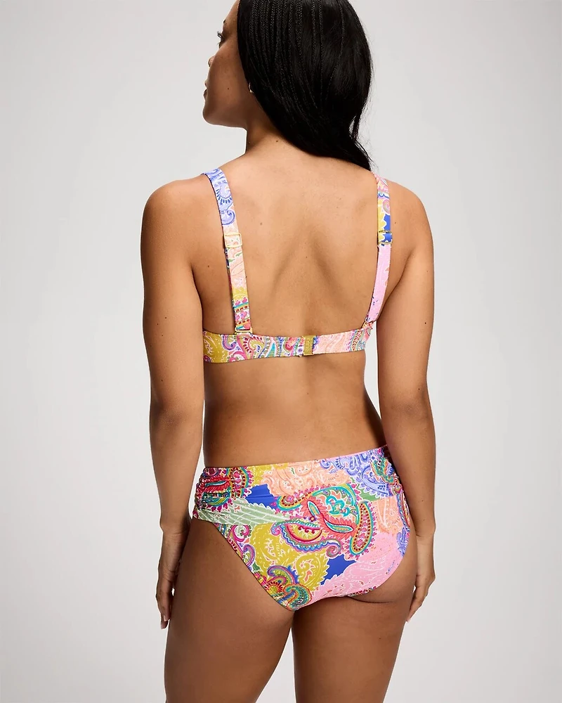 La Vida Bohemia Draped Bikini Swim Top