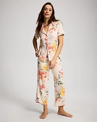 Piped Crop Pajama Pants