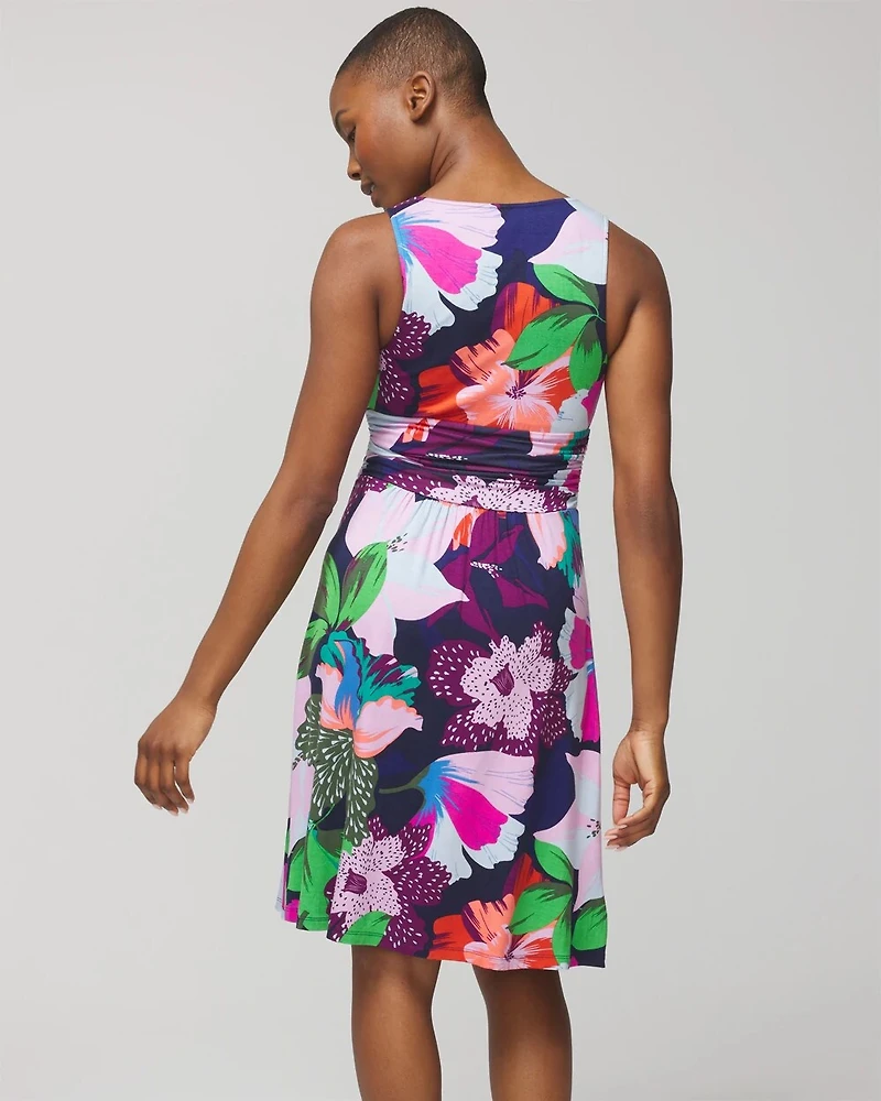 Draped Empire Short Bra Dress