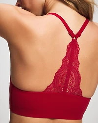 Racerback Bralette with Lace Back