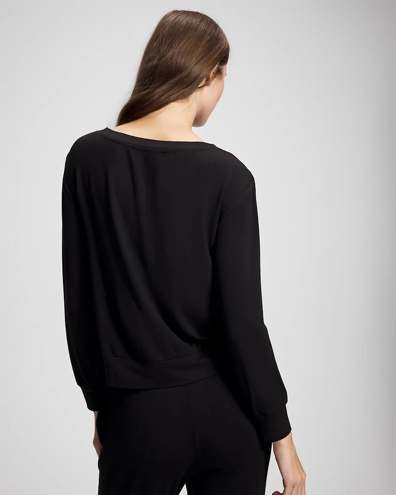 Long-Sleeve Pajama Top
