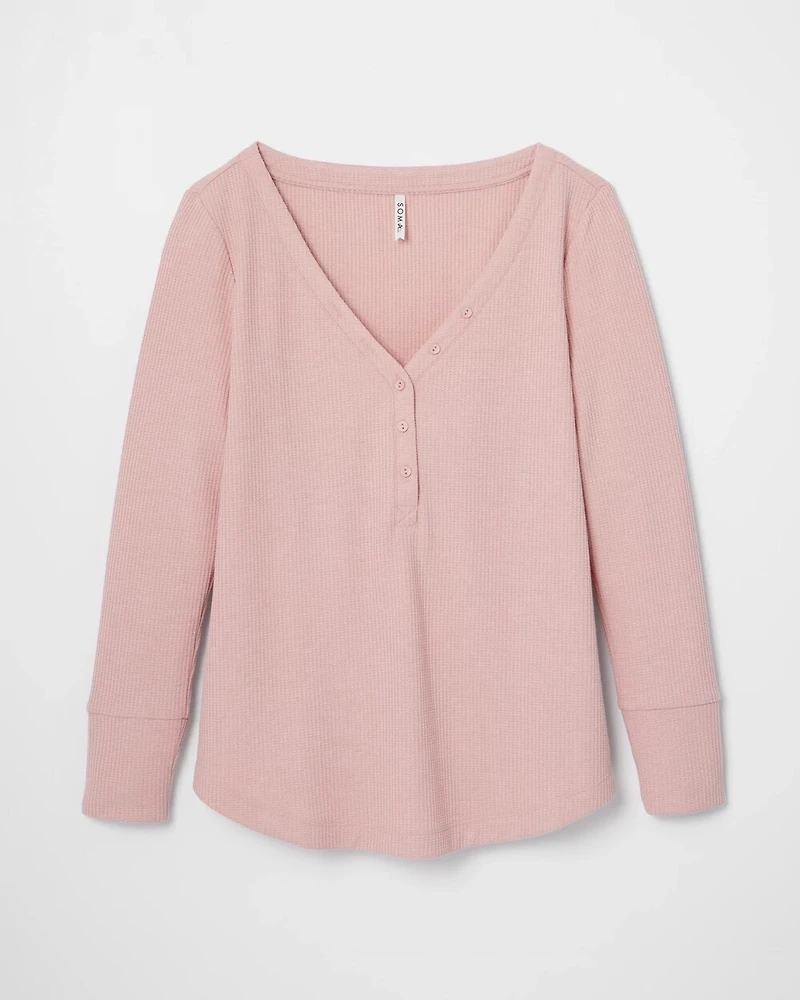 Long-Sleeve Pajama Top