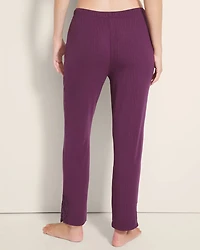 Rib Ankle Pajama Pants
