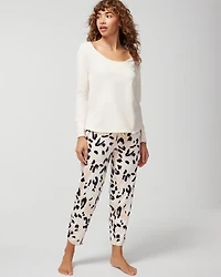 Long-Sleeve Pajama Top