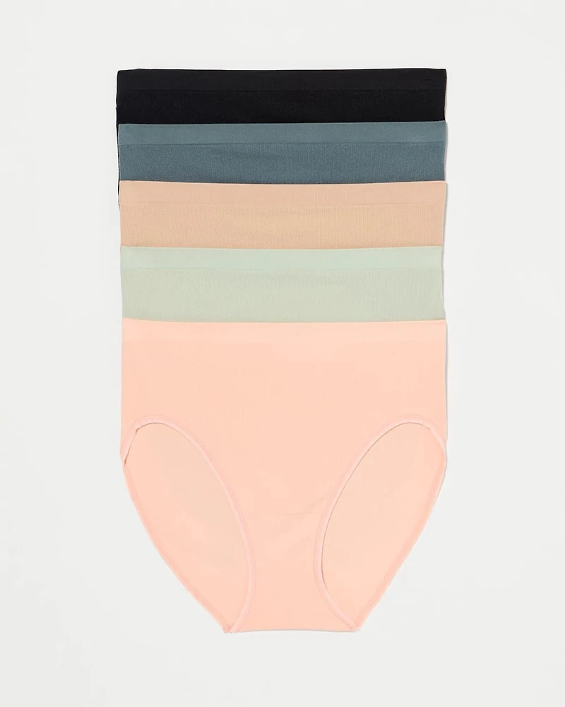 Rib High-Leg Panty 5 Pack