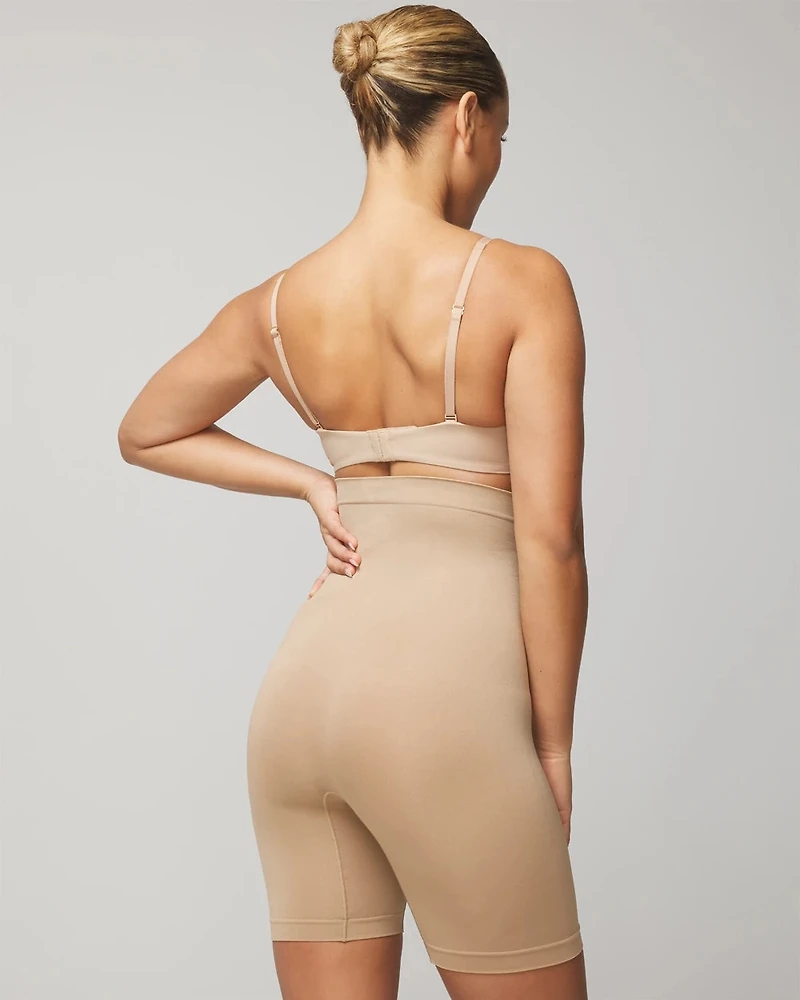 Mid-Level Shaping Seamless High-Waist Thigh Shaper