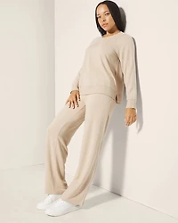 Ultra Soft Fleece Velour Trim Pant