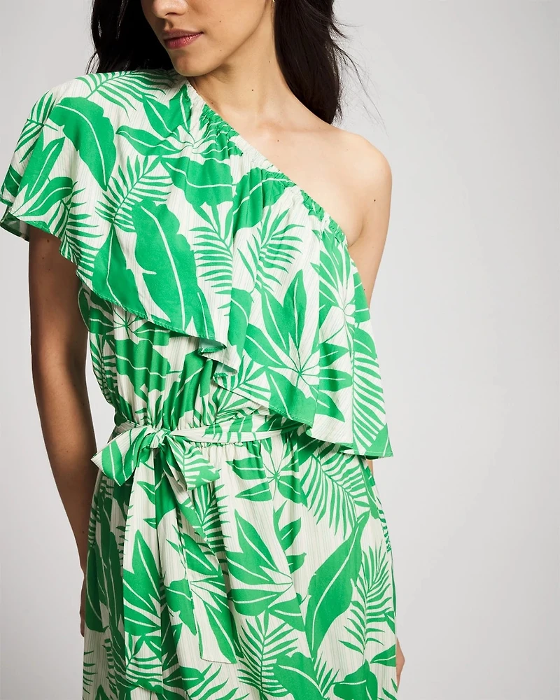 Island Time Ruffled Midi Dress