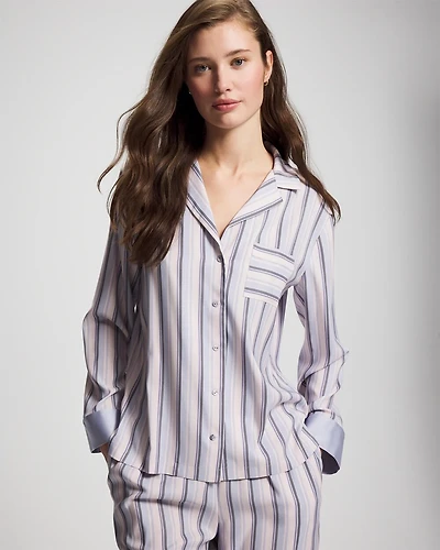 Long-Sleeve Notch Collar