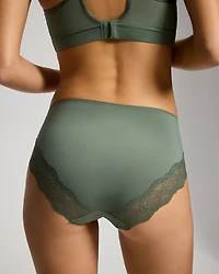 Embraceable High-Leg Panty with Crochet Lace