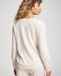 Long Sleeve V-Neck Pajama Top