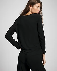 Long-Sleeve Pajama Top