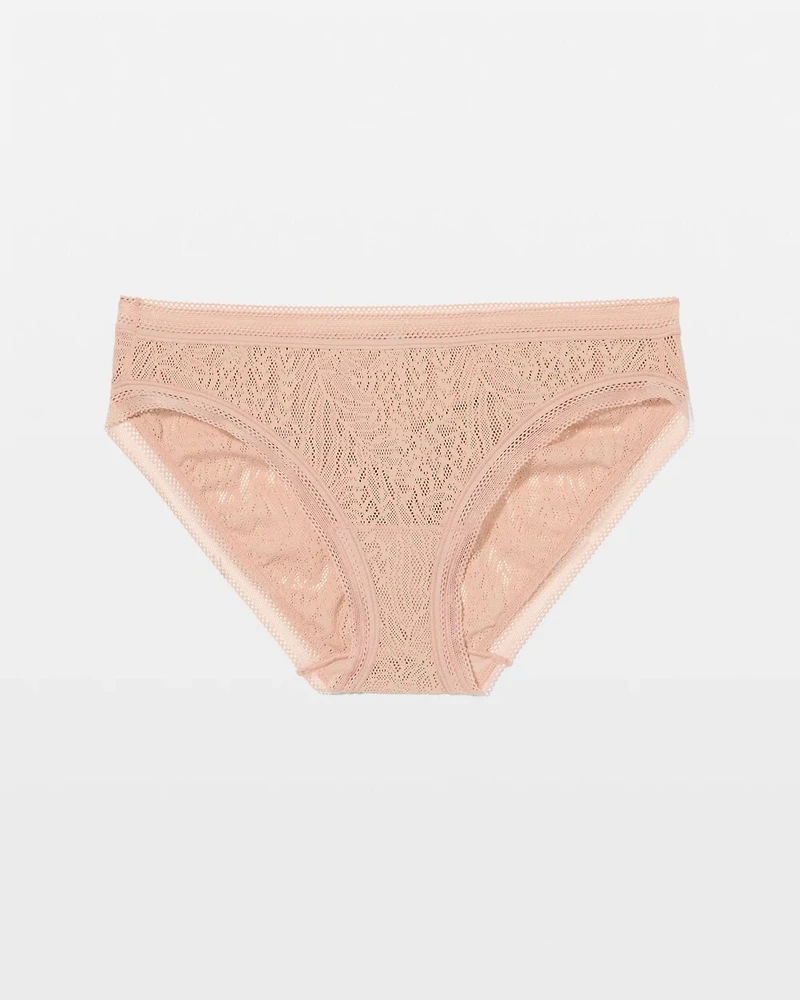 Soma Bikini Panty with Stretch Lace