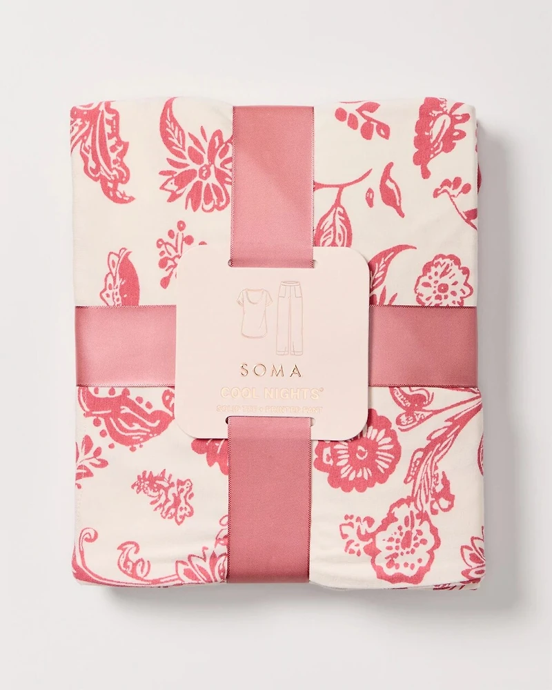 Packaged Short-Sleeve Pant Pajama Set