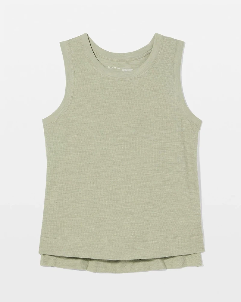 Slub French Terry Crew Neck Tank