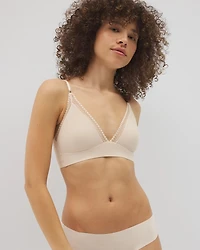 Geo Lace Trim Bralette