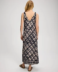 Relaxed Knot Shoulder Maxi Dress