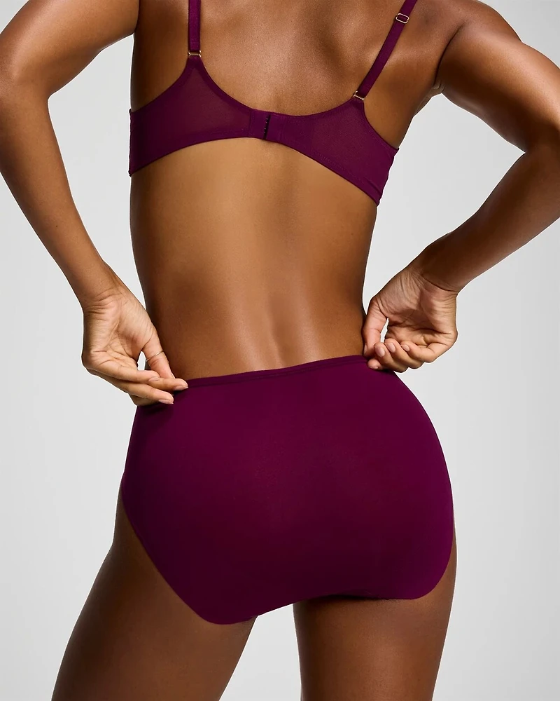 Geo Lace Embroidery High-Leg Panty
