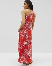 One-Shoulder Maxi Bra Dress