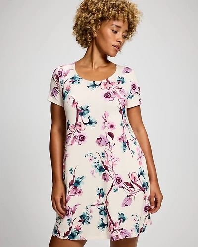 Short Sleeve Scoop Neck Sleepshirt