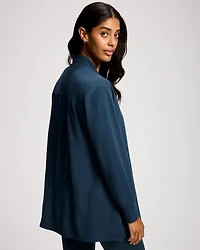 Ultra Soft Relaxed Open-Front Wrap