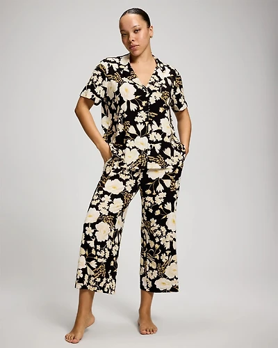 Cropped Pajama Pants