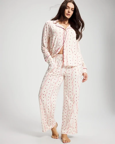 Printed Pajama Pants