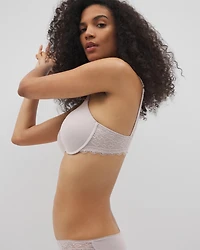 Push-Up Plunge Bra with Lace
