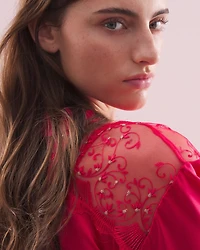 Silk Short Robe
