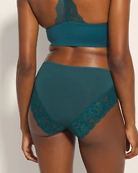 High-Leg Panty with Signature Lace