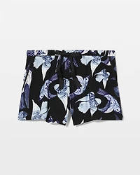 Satin Trim Pajama Short