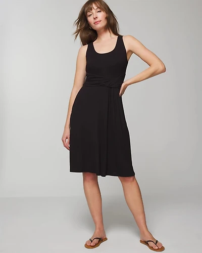 Draped Empire Short Bra Dress