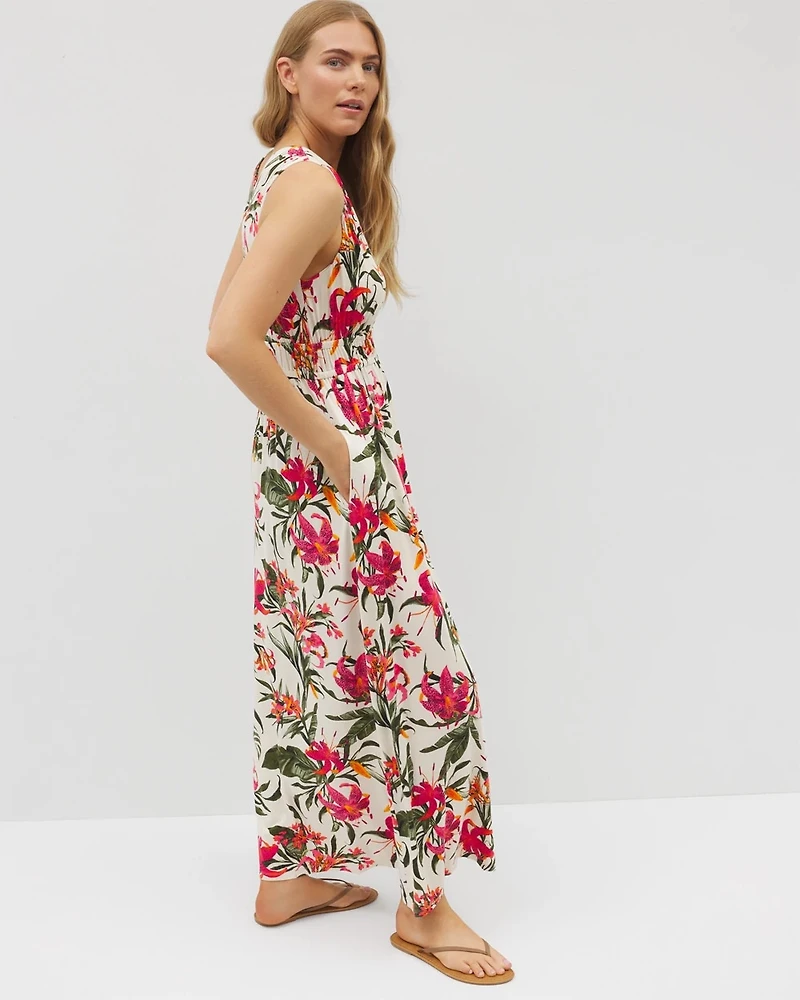 Riviera Surplice Maxi Bra Dress