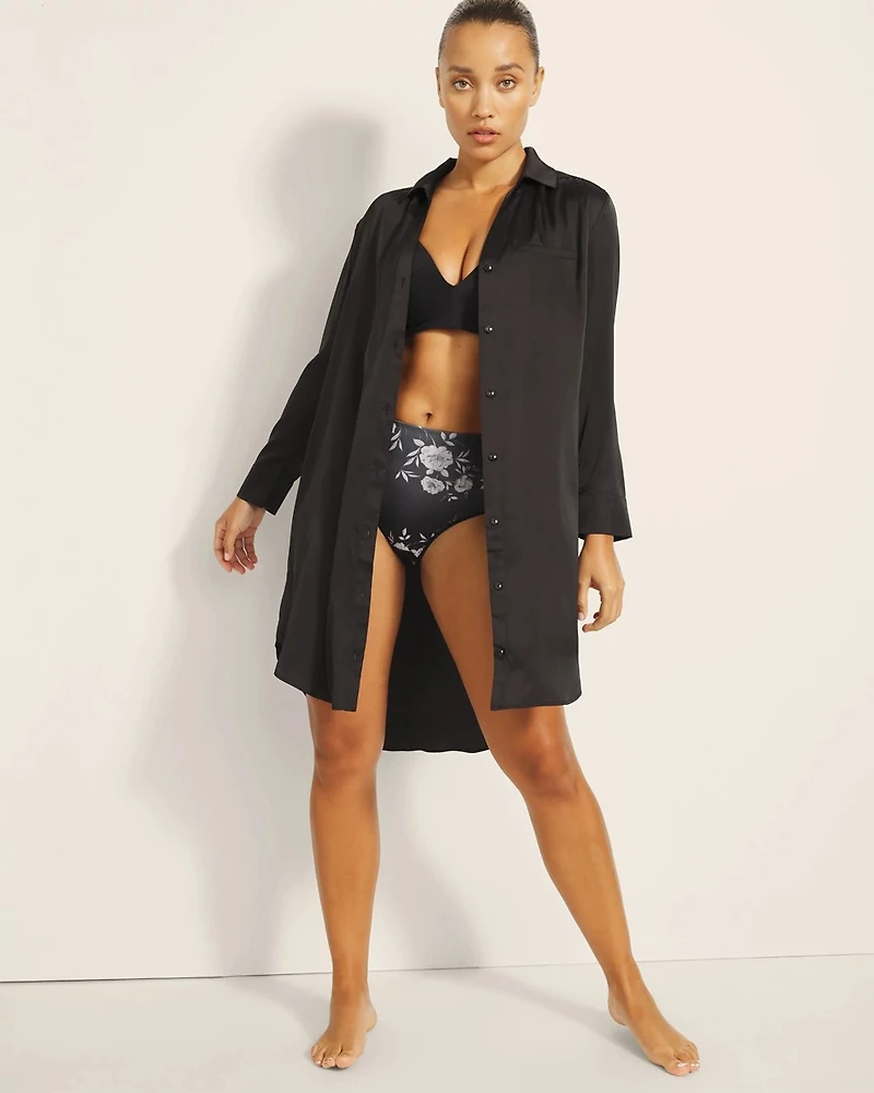 Button Front Sleepshirt