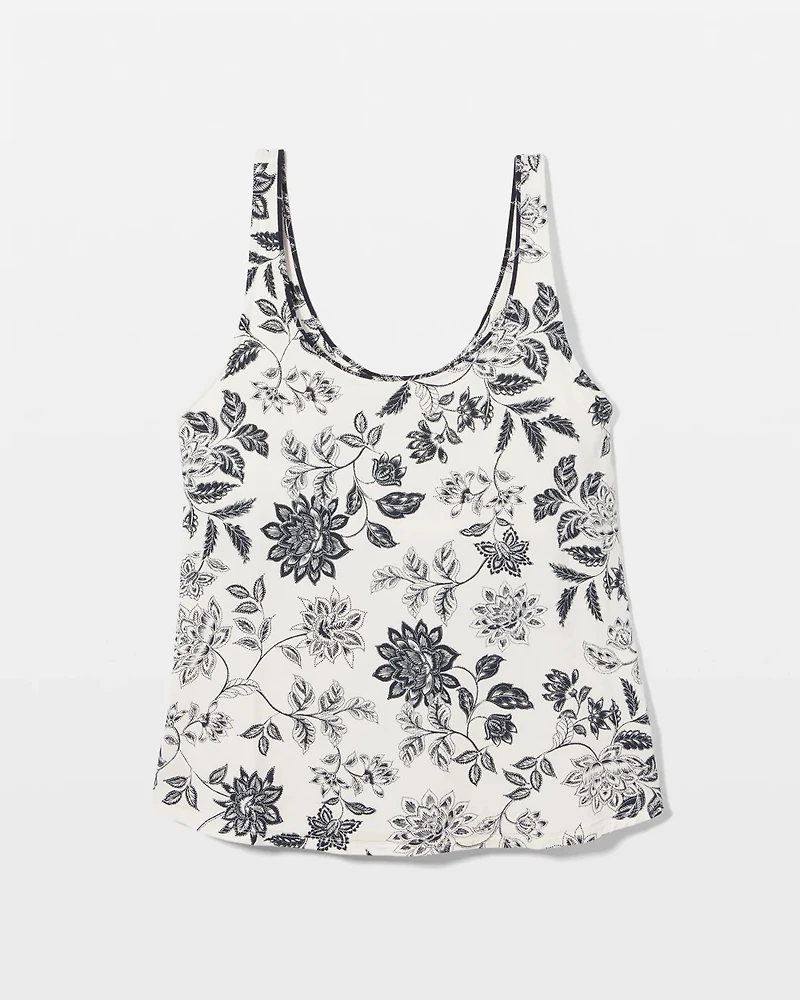 Pajama Tank With Piping