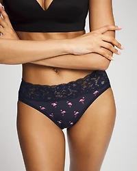 High-Leg Brief Panty with Super Soft Signature Lace