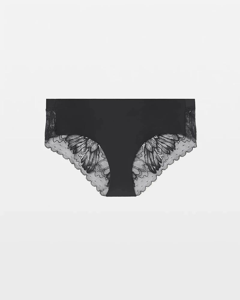 Cheeky Hipster Panty with Lace Back
