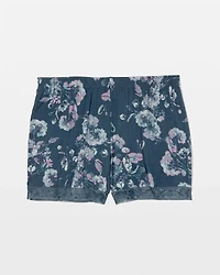 Lace-Trim Pajama Shorts